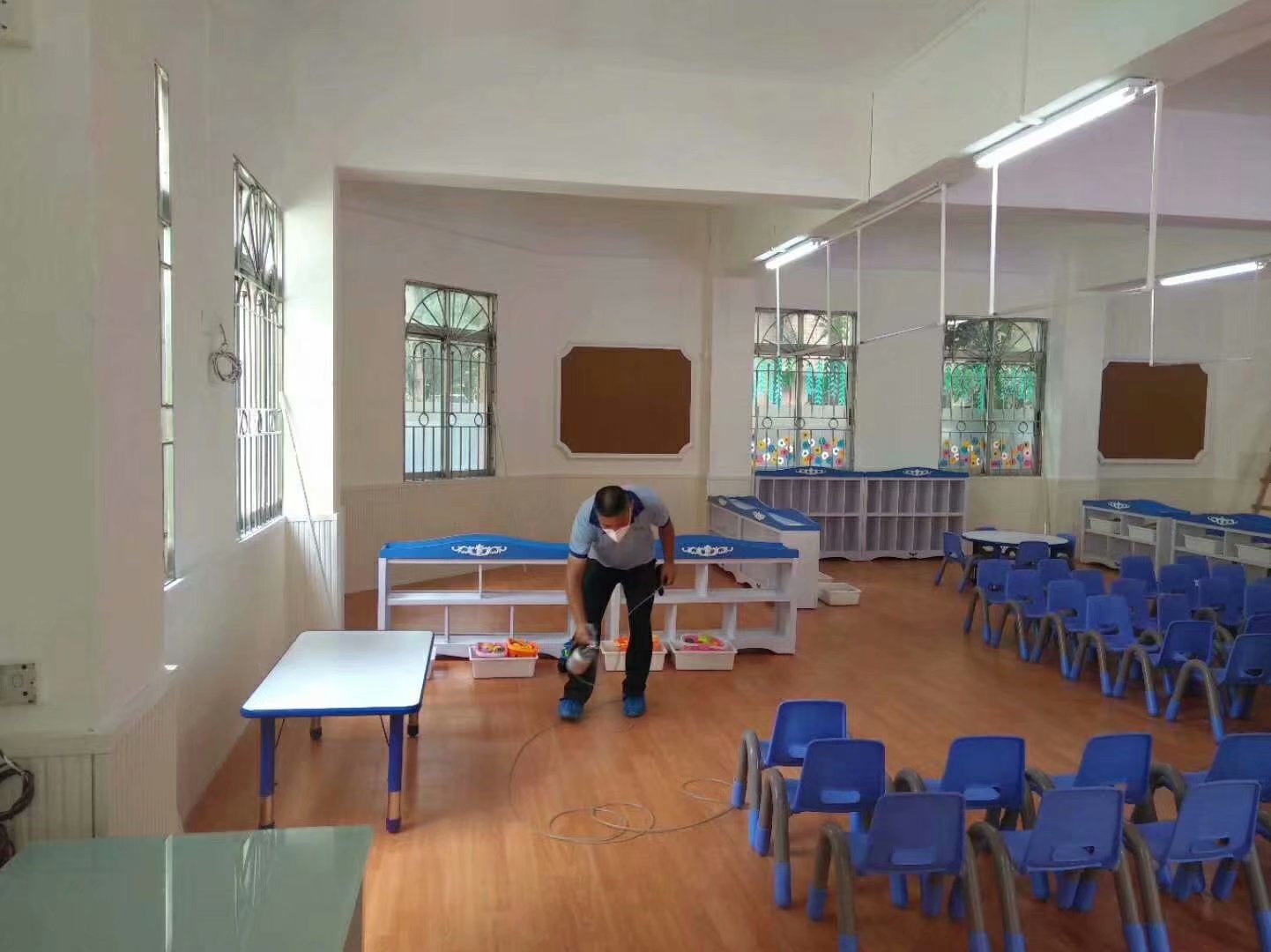黄村艺术幼儿园3000平米空气治理