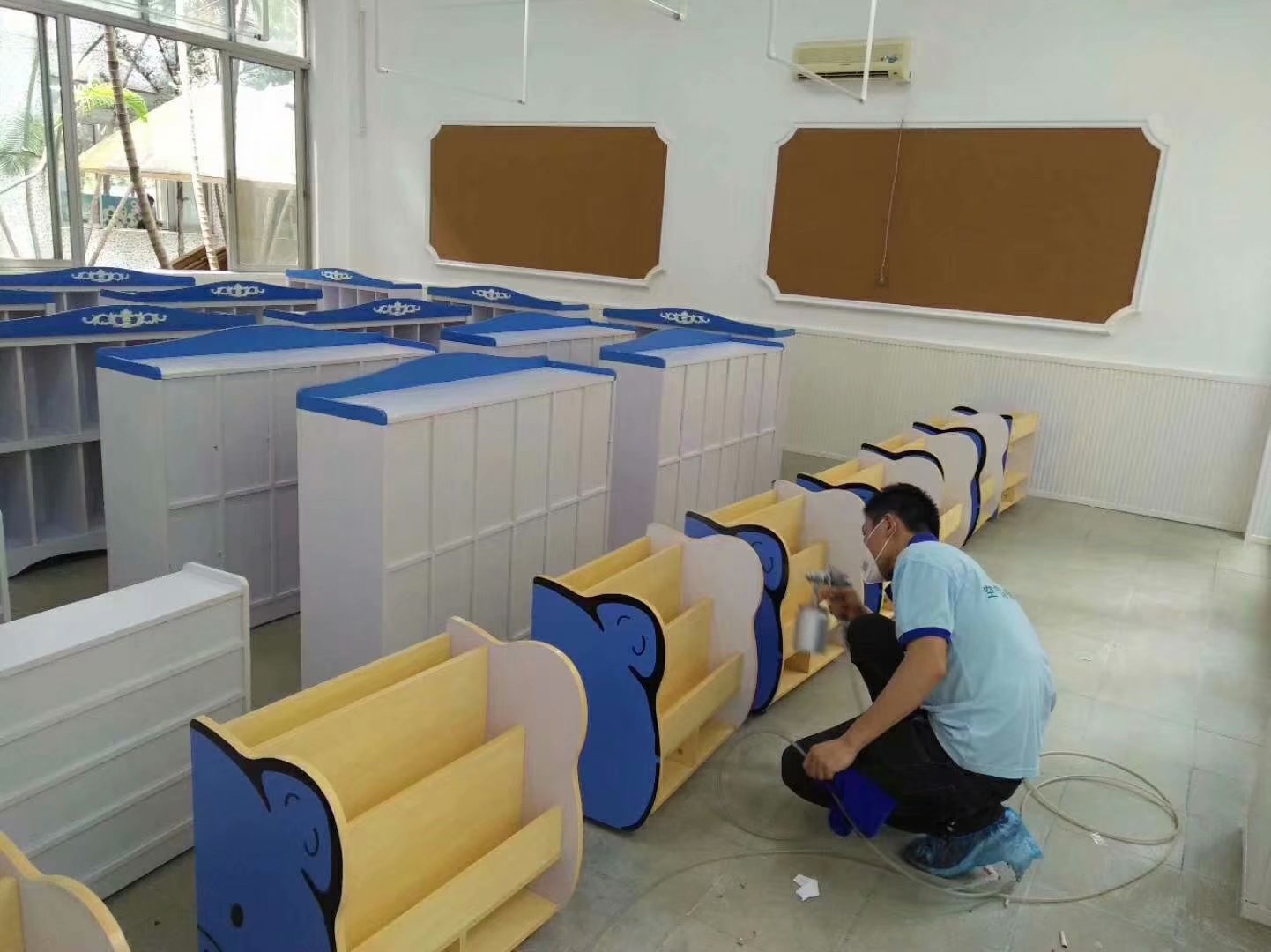 黄村艺术幼儿园3000平米空气治理